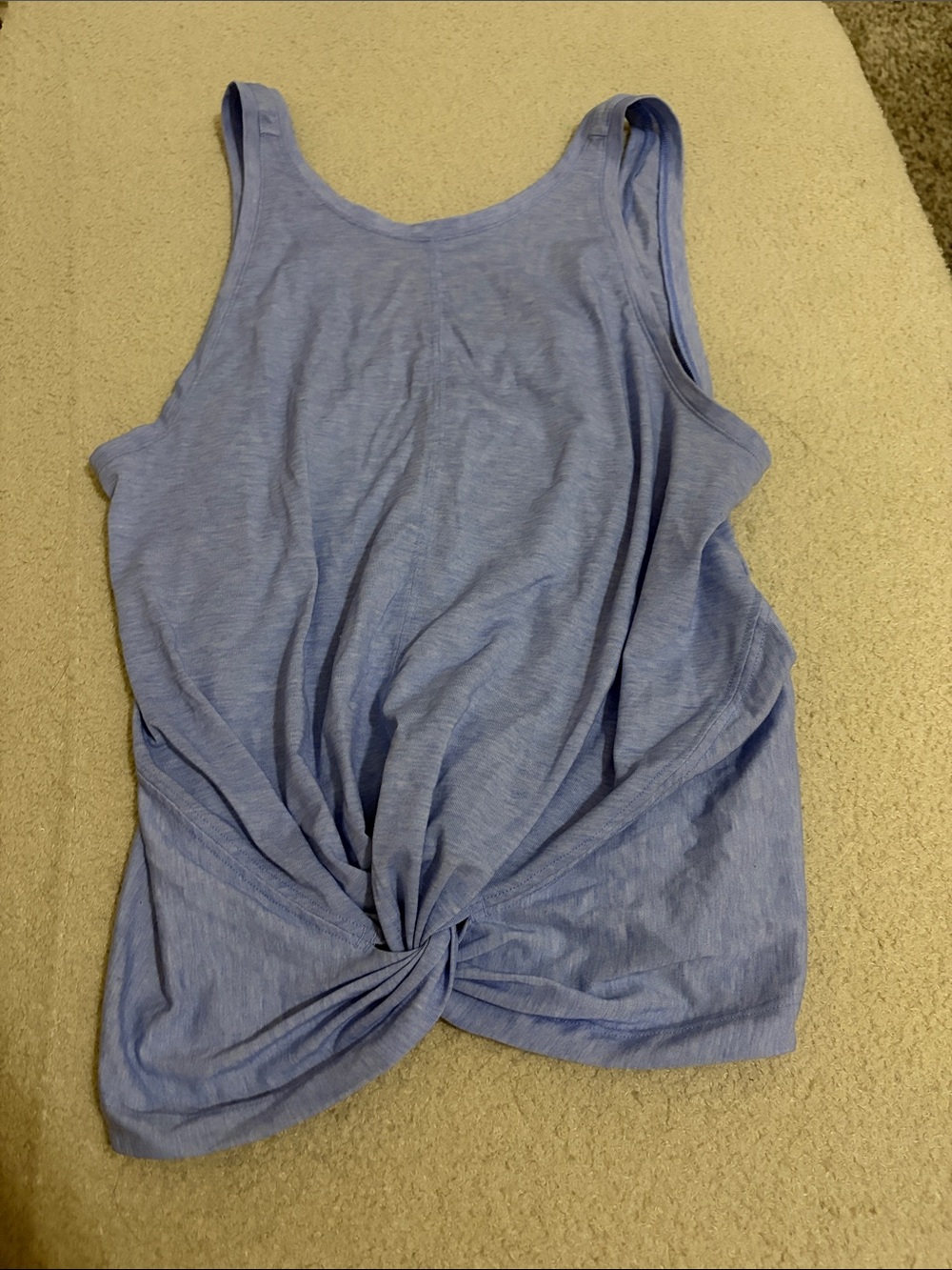 Athleta Light Blue Twist-Front Tank